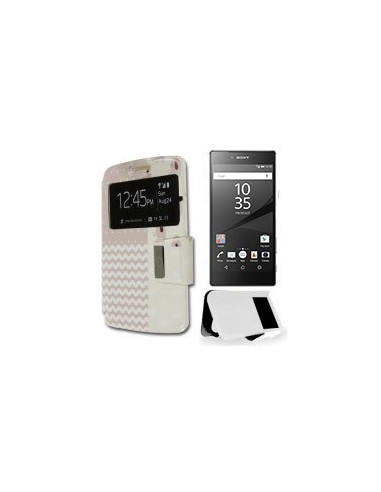 Funda libro soporte TPU Sony Xperia Z5 Premium diseño blonda