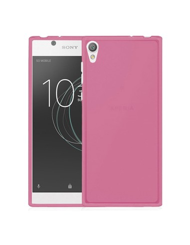 Funda gel TPU mate Sony Xperia L1 rosa
