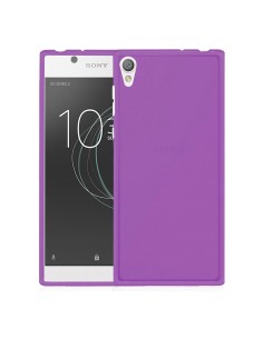 Funda gel TPU mate Sony Xperia L1 morada