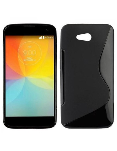 Funda gel TPU ola LG F60 / F70 negra o gris humo