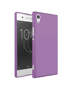 Funda gel TPU mate Sony Xperia XA1 morada