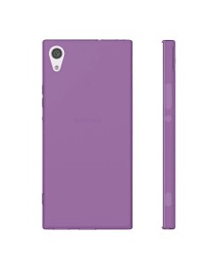 Funda gel TPU mate Sony Xperia XA1 morada 2