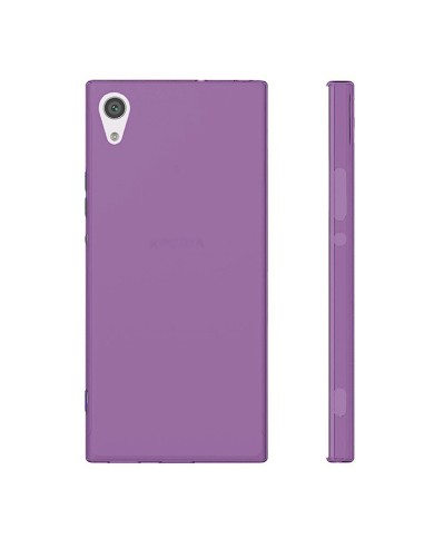 Funda gel TPU mate Sony Xperia XA1 morada