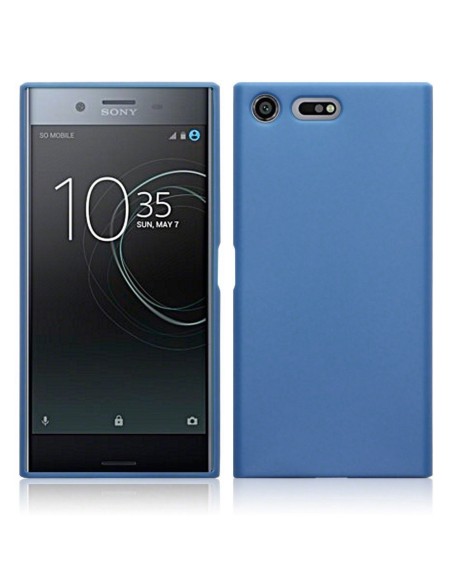 Funda gel TPU fino Sony Xperia XZ Premium translúcida azul