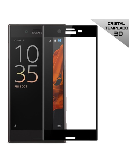 Protector pantalla vidrio templado Sony Xperia XZ Premium negro (3D)