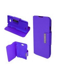 Funda libro soporte LG L90 morada