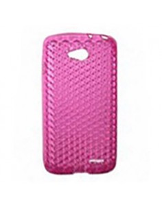 Funda gel TPU diamond LG L90 rosa