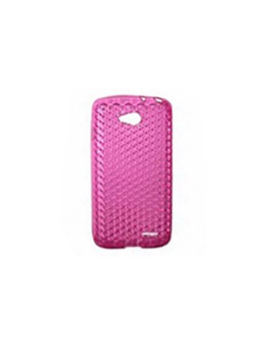 Funda gel TPU diamond LG L90 rosa