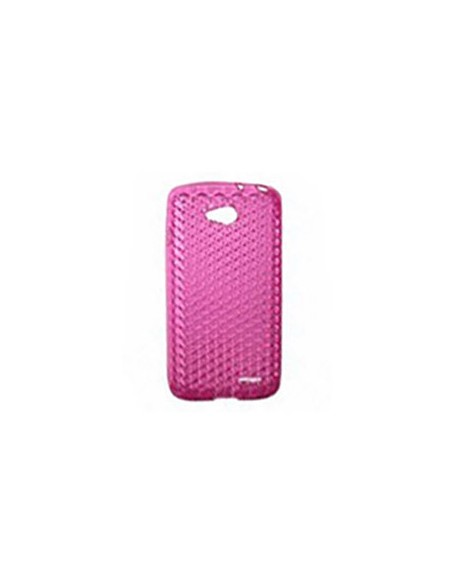 Funda gel TPU diamond LG L90 rosa