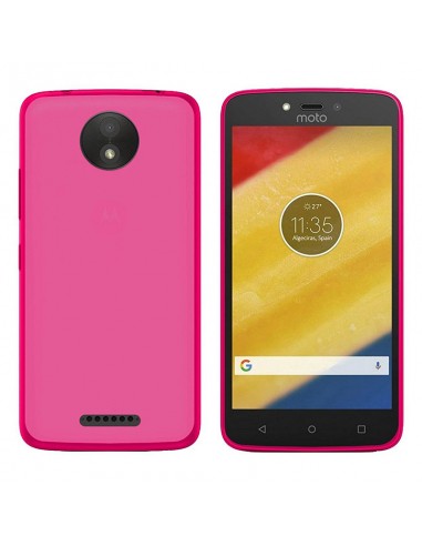 Funda TPU gel Motorola Moto C rosa