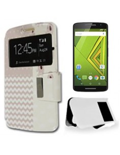 Funda libro soporte TPU Motorola Moto X Play diseño Blonda
