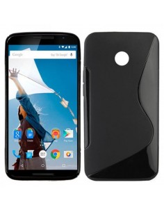 Funda gel TPU ola Motorola Moto X Pro / Google Nexus 6 negra