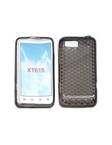 Funda gel TPU diamond Motorola MotoLuxe (XT615 / XT618) gris humo