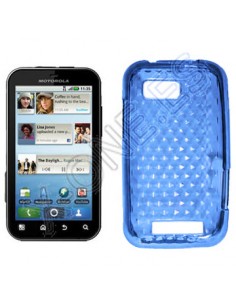 Funda gel TPU diamond Motorola Defy Mini XT320 azul