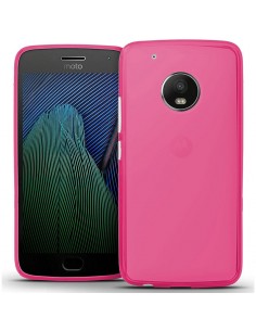 Funda gel TPU mate Motorola Moto G5 Plus (XT1680) rosa