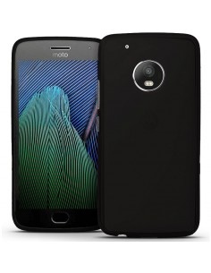 Funda gel TPU mate Motorola Moto G5 Plus (XT1680) negra