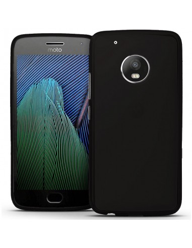 Funda gel TPU mate Motorola Moto G5 Plus (XT1680) negra