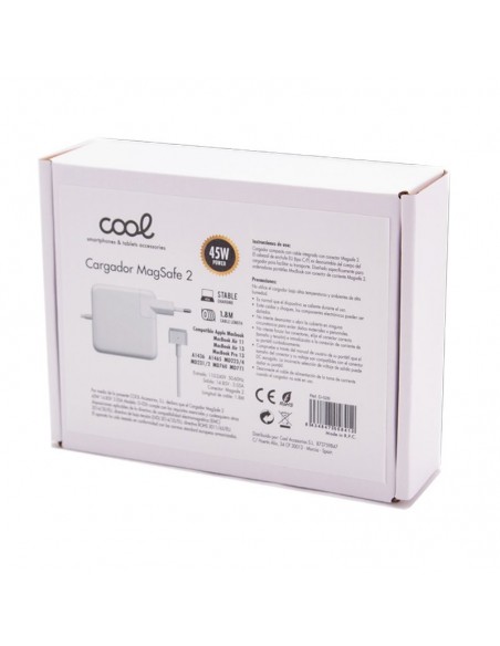 Cargador universal de red para Apple MacBook Air - MagSafe 2 (45w)