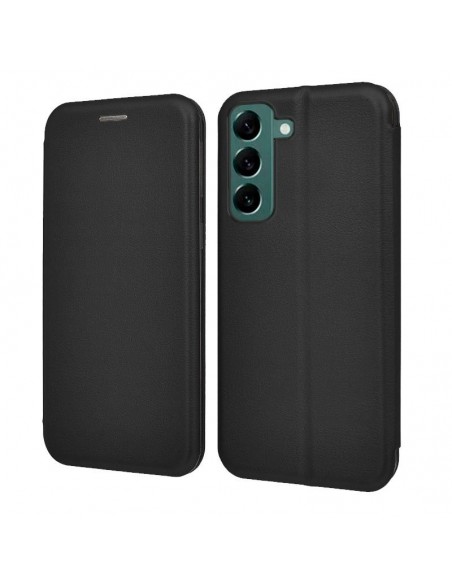 Funda libro soporte TPU Samsung S906 Galaxy S22 Plus Elegance negra