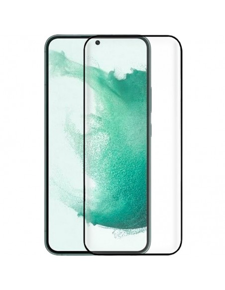 Protector pantalla vidrio templado Samsung S906 Galaxy S22 Plus negro (Pegado total 3D)