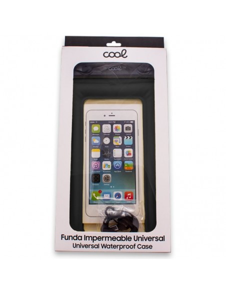 Funda impermeable universal Waterproof negra