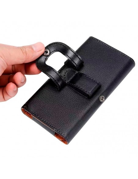 Funda horizontal polipiel cinturón universal Phantom 4,5 - 5,5 pulgadas