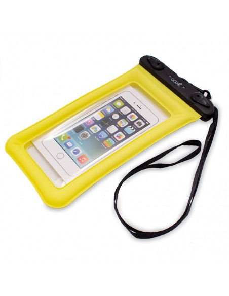 Funda impermeable universal Waterproof amarilla