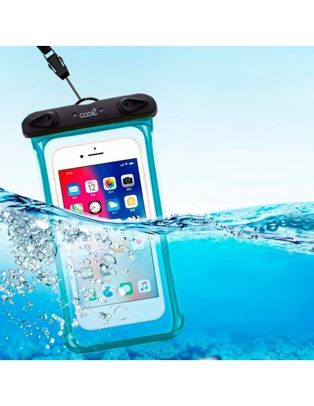 Funda impermeable universal Waterproof azul celeste