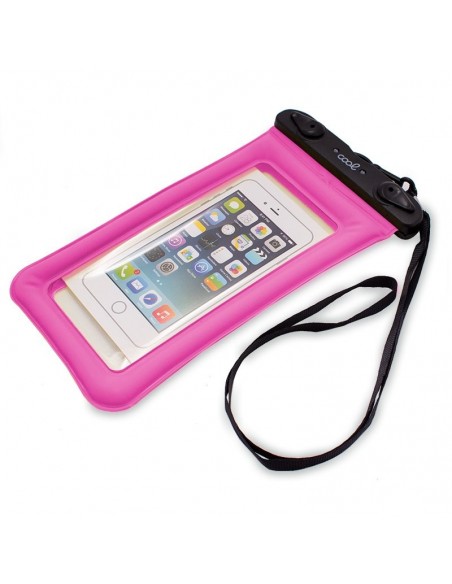 Funda impermeable universal Waterproof rosa