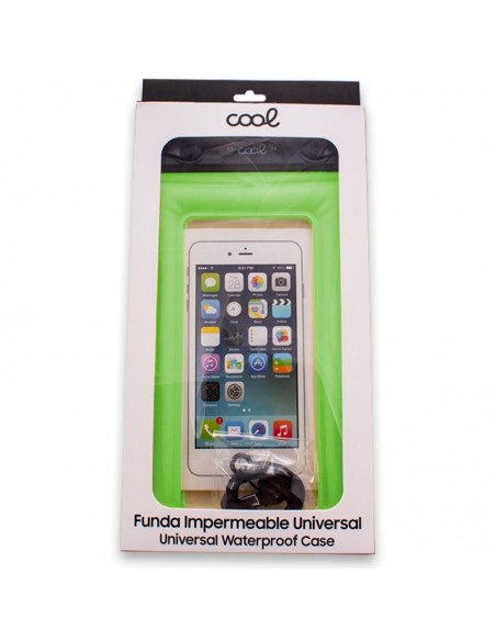 Funda impermeable universal Waterproof verde