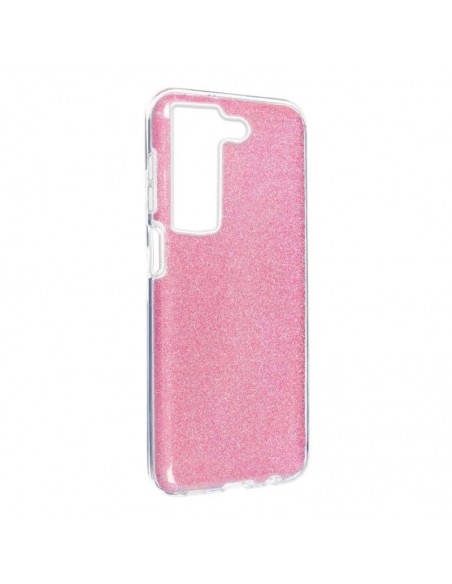 Carcasa TPU Samsung S906 Galaxy S22 Plus diseño purpurina rosa