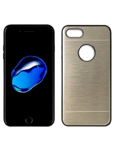 Carcasa aluminio cama TPU iPhone 7 / 8 / SE (2020) dorada