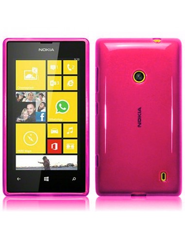 Funda gel TPU mate Nokia Lumia 520 rosa