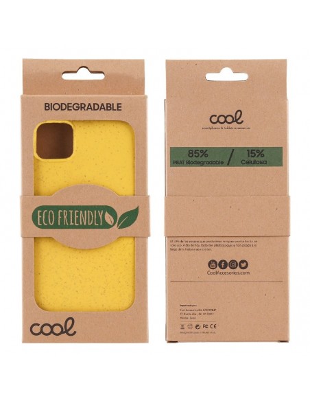 Carcasa biodegradable iPhone 6 / 7 / 8 / SE (2020) PBAT ecológico amarilla