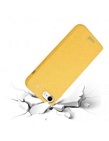 Carcasa biodegradable iPhone 6 / 7 / 8 / SE (2020) PBAT ecológico amarilla