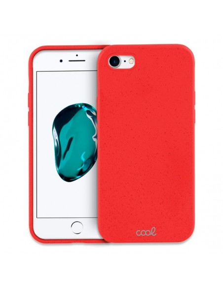 Carcasa biodegradable iPhone 6 / 7 / 8 / SE (2020) PBAT ecológico roja