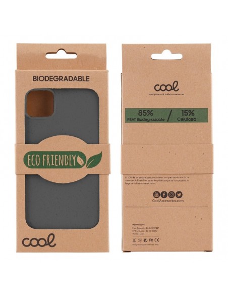 Carcasa biodegradable iPhone 13 mini PBAT ecológico gris