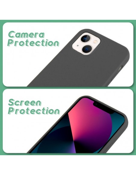 Carcasa biodegradable iPhone 13 mini PBAT ecológico gris