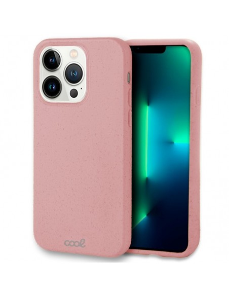 Carcasa biodegradable iPhone 13 Pro PBAT ecológico rosa
