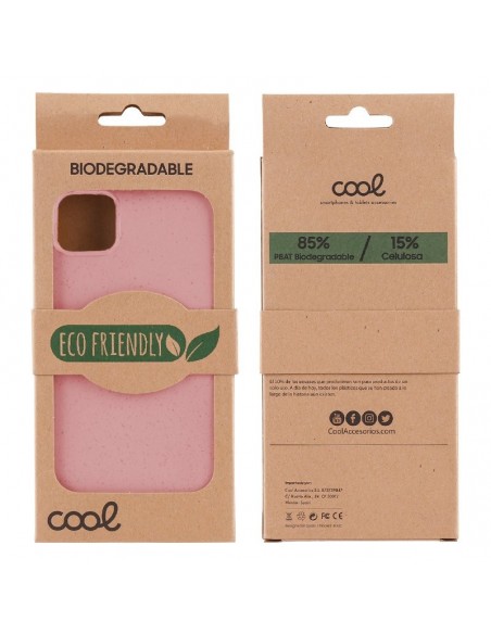 Carcasa biodegradable iPhone 13 Pro PBAT ecológico rosa