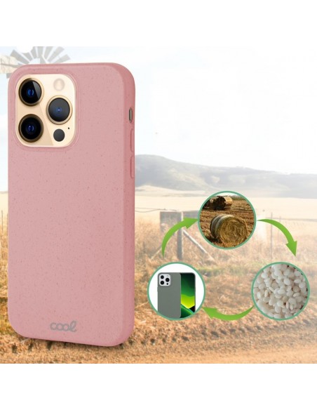 Carcasa biodegradable iPhone 12 Pro Max PBAT ecológico rosa