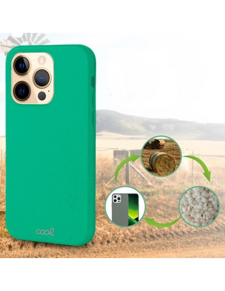 Carcasa biodegradable iPhone 12 Pro Max PBAT ecológico verde menta