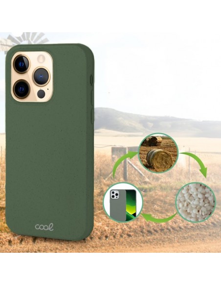 Carcasa biodegradable iPhone 12 Pro Max PBAT ecológico verde