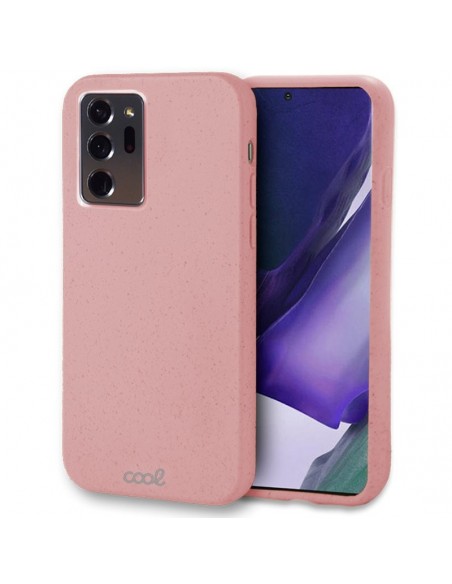 Carcasa biodegradable Samsung N985 Galaxy Note 20 Ultra PBAT ecológico rosa