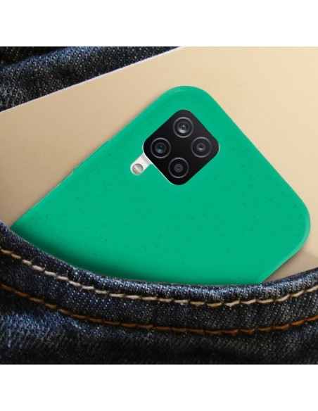 Carcasa biodegradable Samsung A125 Galaxy A12 / M12 PBAT ecológico verde menta