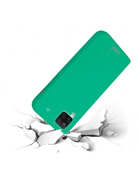 Carcasa biodegradable Samsung A125 Galaxy A12 / M12 PBAT ecológico verde menta