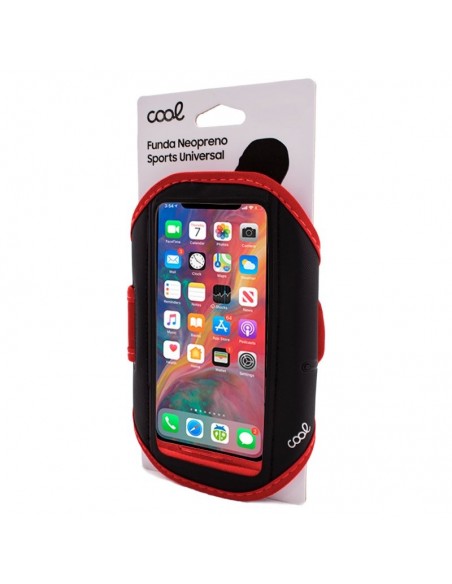 Funda universal de neopreno Cool Sports (5,5 - 6 pulgadas) roja