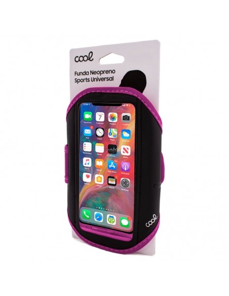Funda universal de neopreno Cool Sports (6 - 6,7 pulgadas) rosa