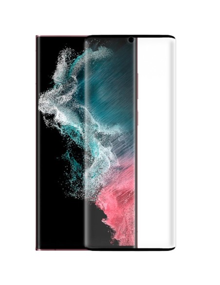 Protector pantalla vidrio templado Samsung S908 Galaxy S22 Ultra curvo 3D