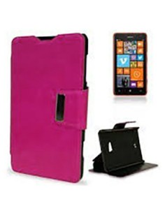Funda libro soporte Nokia Lumia 625 rosa